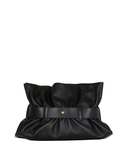 Balmain Black Medium Anthem Shoulder Bag