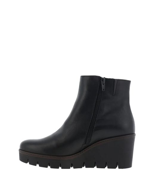 Gabor Black 50Mm Utopia Wedge Ankle Boots