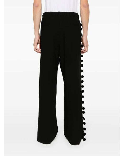 Wales Bonner Black Menelik Trousers Clothing for men