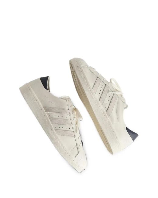 Adidas White X Kith X Lionel Messi Superstar Shell-Toe Sneakers for men