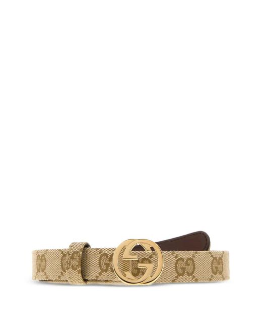 Gucci Metallic Interlocking G Belt