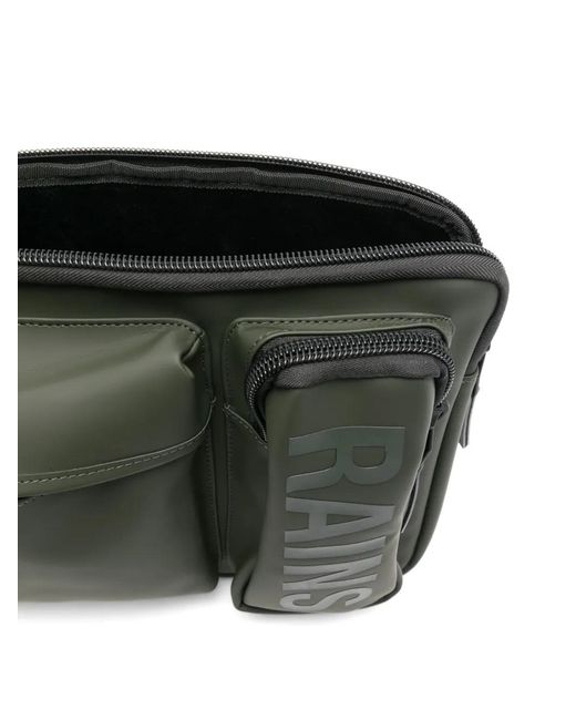 Rains Black Texel Laptop Bag
