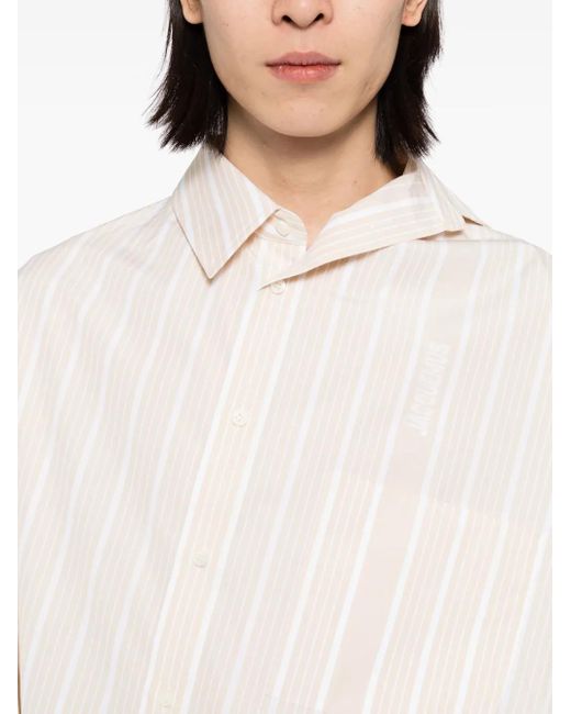 Jacquemus White The Cuadro Shirt for men