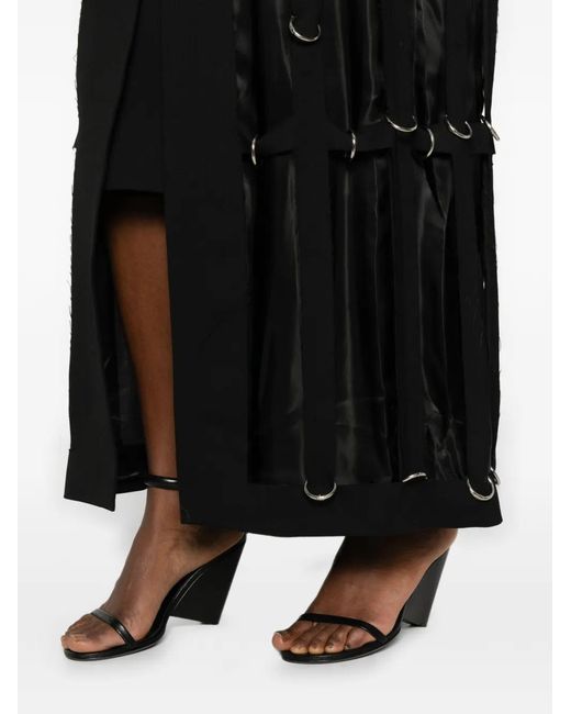 MEDEA Black Rings-Details Deconstructed Coat