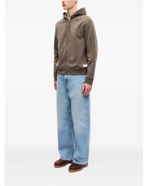 Samsøe & Samsøe Brown Zip Hoodie for men
