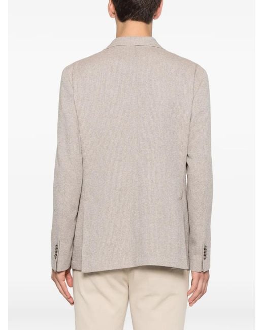 Manuel Ritz Natural Micro-Texture Blazer for men