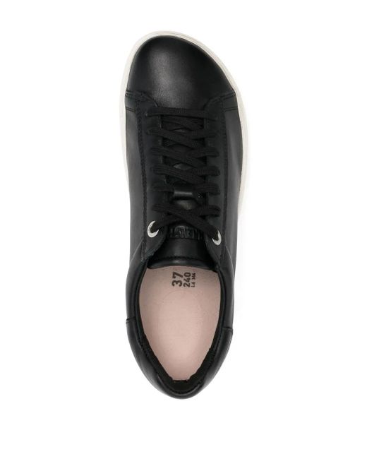 Birkenstock Black Low-Top Leather Sneakers