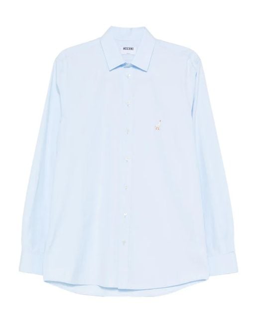 Moschino White Light Cotton Shirt for men