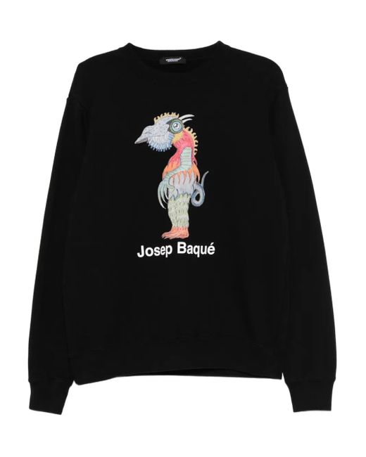 メンズ Undercover グラフィック スウェットシャツ Black