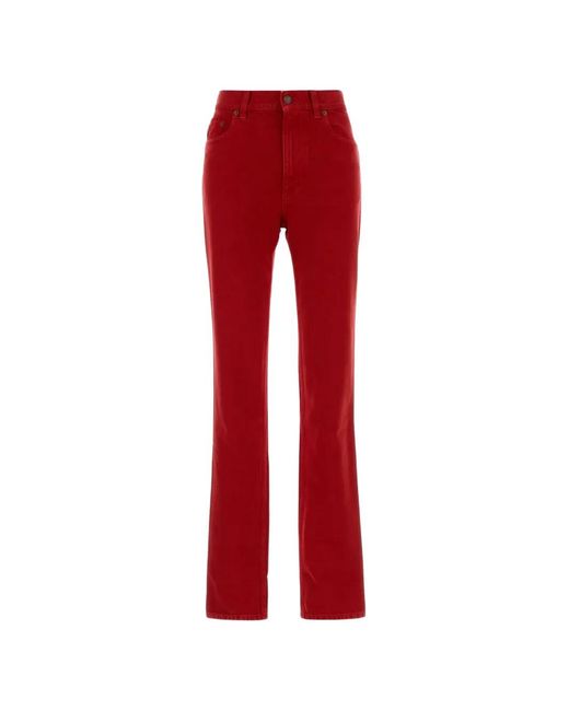Chloé Red Slim-Fit Jeans