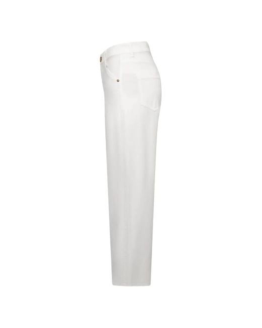 Seductive White Mickie Trousers