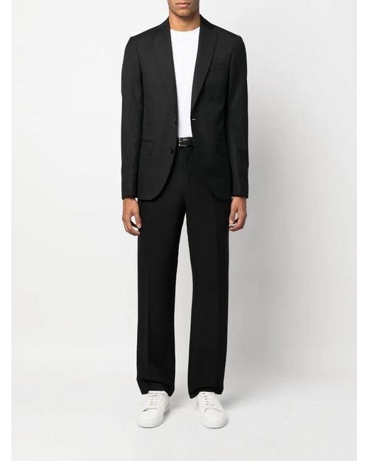 IRO Black Fitted Single-Breasted Jacket for men