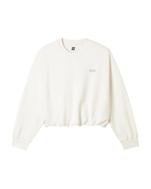 Izzue エンブロイダリー スウェットシャツ White