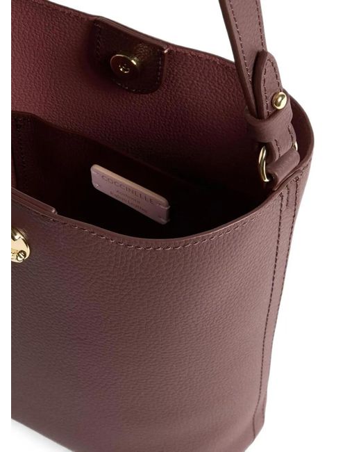 Coccinelle Purple Nikla Shoulder Bag
