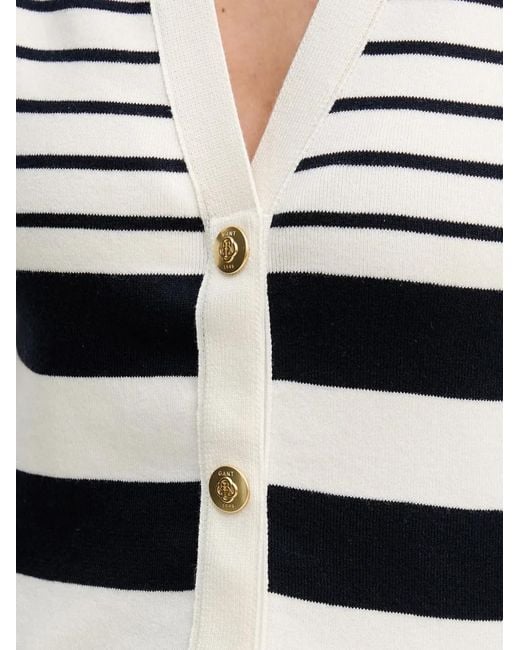 Chaleco A Rayas Gant de color White