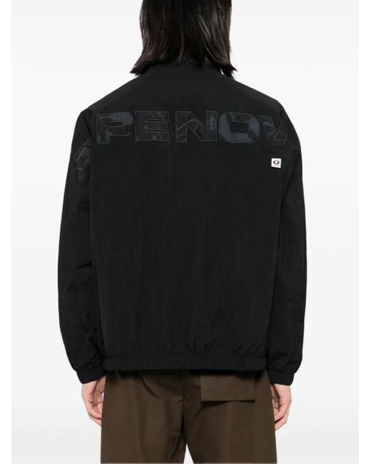 Aape By A Bathing Ape Black Logo-Patch Jacket for men