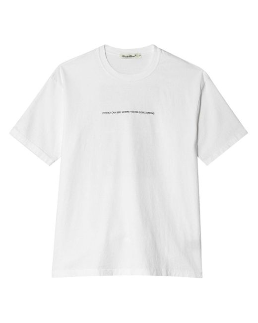 Undercover White Graphic-print Cotton T-shirt