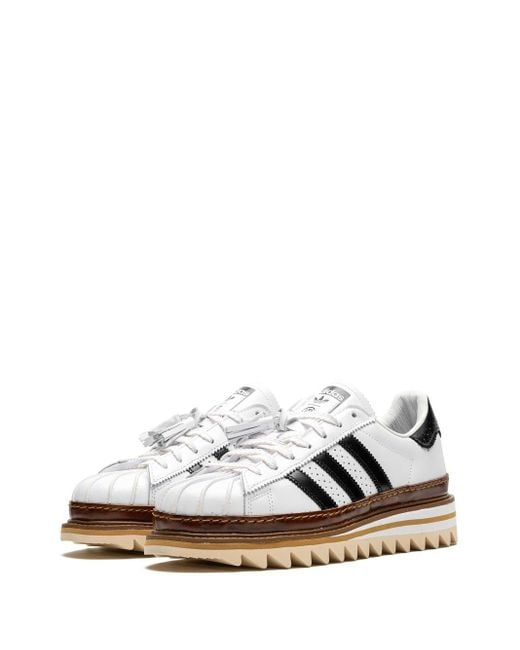 Adidas White X Clot Superstar Sneakers for men