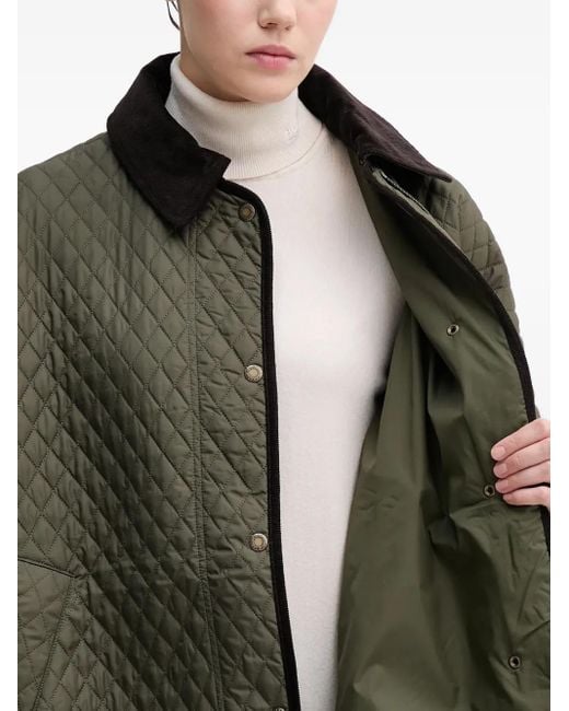 Barbour Green Oakham Quilted Jacket