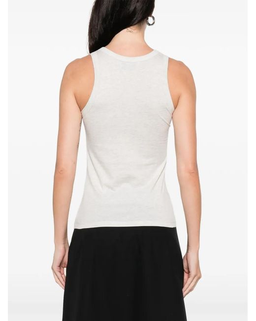 Top De Tirantes Con Logo Coperni de color White
