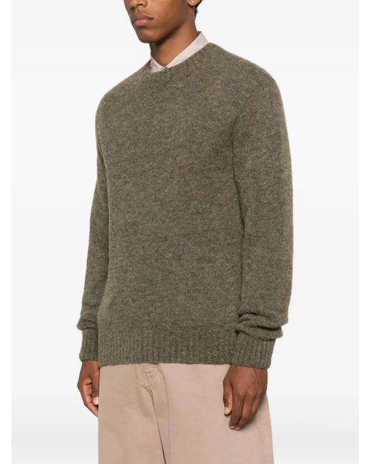 A.P.C. Brown Crew-Neck Sweater for men