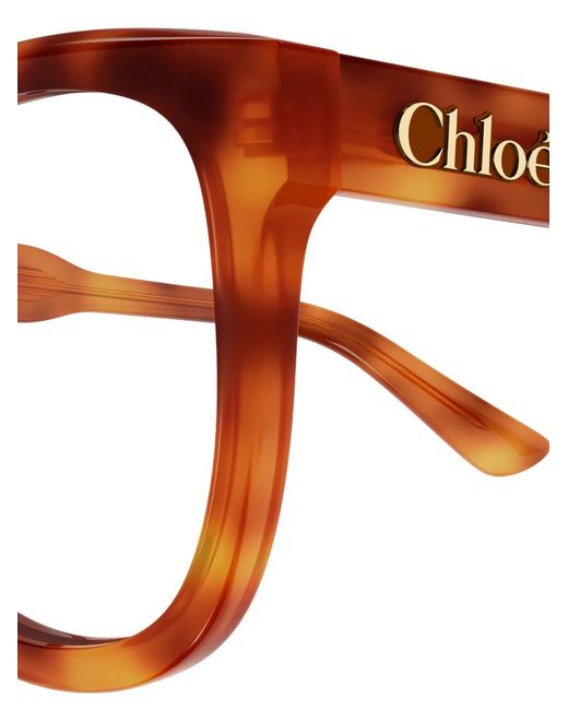 Chloé Brown Cat-Eye Glasses