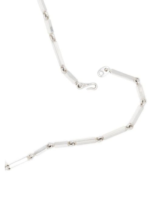 MAOR White Cuadrangular Necklace