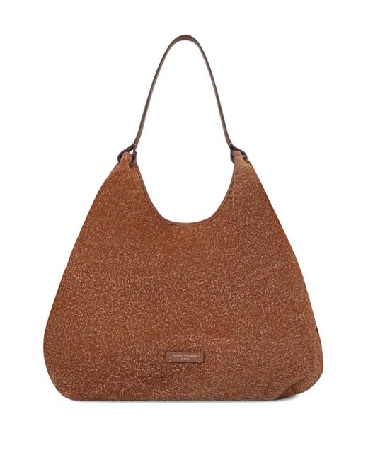Gianni Chiarini レディース ブラウン スエード トートバッグの通販は
