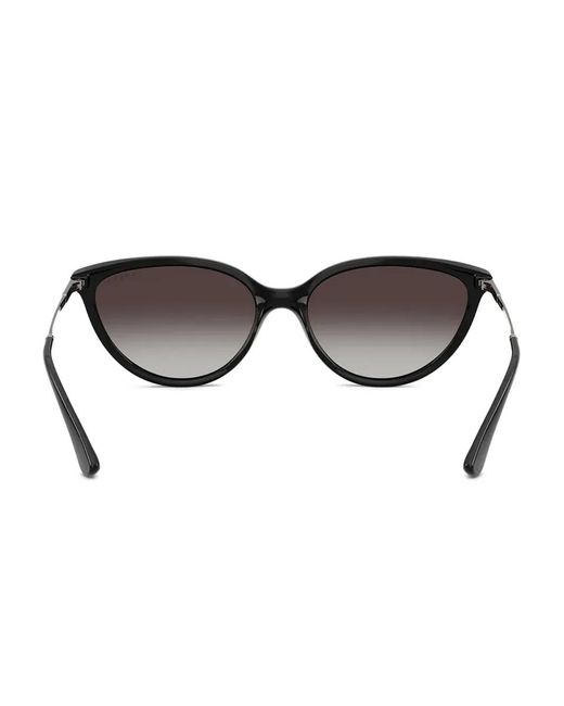 Vogue Eyewear Black Cat-eye Sunglasses