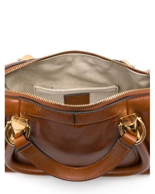 Chloé Brown Small Paraty 24 Bag