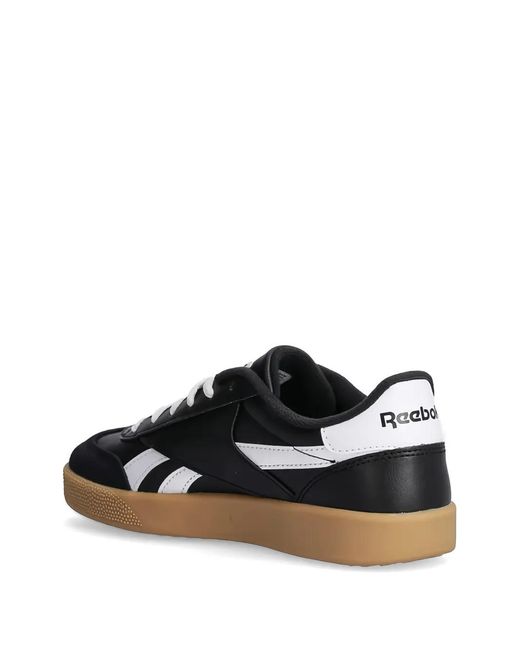 Reebok Black Smash Edge Low-Top Sneakers