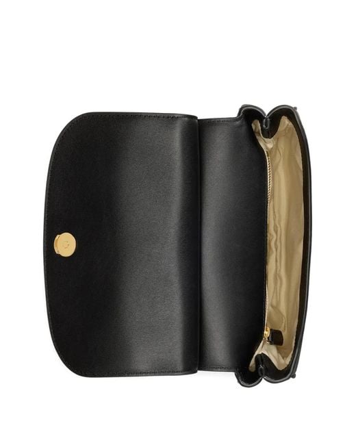 Ralph Lauren Black Marcy Charm-Detail Crossbody Bag