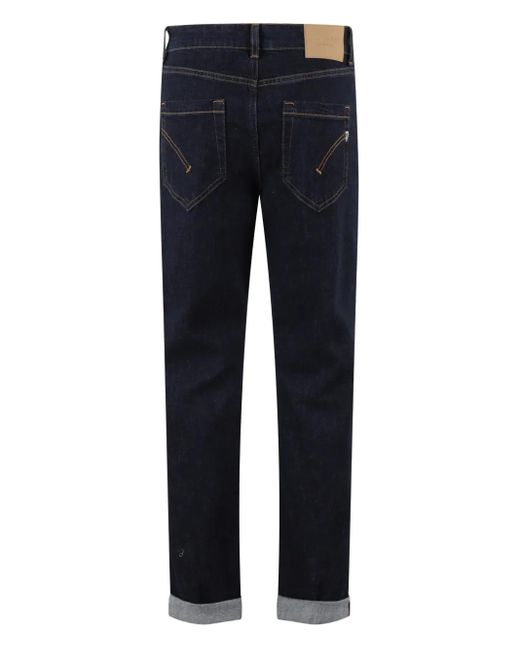 Dondup Blue Button-Fly Jeans