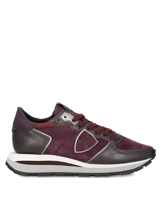 Philippe Model Brown Tropez Haute Suede Leather Sneakers