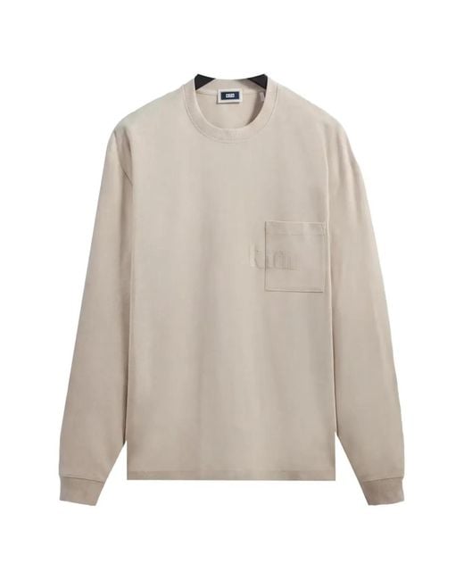Kith White Quinn Long-Sleeve T-Shirt for men