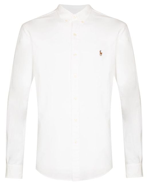 Chemise classique Lin Polo Ralph Lauren pour homme en coloris Blanc - 27 %  de réduction | Lyst