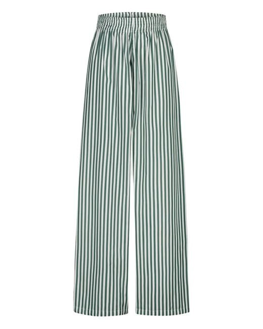 Paramidonna Blue Cora Striped Beach Trousers