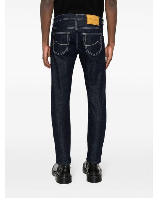 Jacob Cohen Blue Slim Fit "nick" Jeans for men
