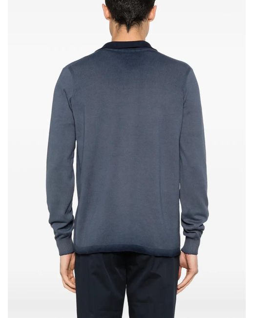 AROVESCIO Blue Button Shirt for men