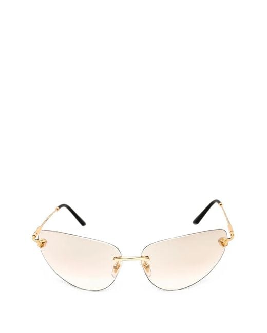 Versace Natural Medusa Cat-Eye Sunglasses