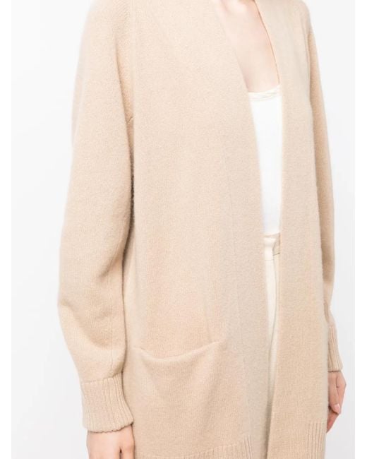 Vince Natural Offener Kaschmirmantel