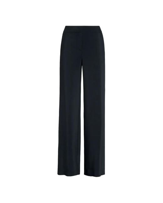 Genny Blue Wide-Leg Trousers