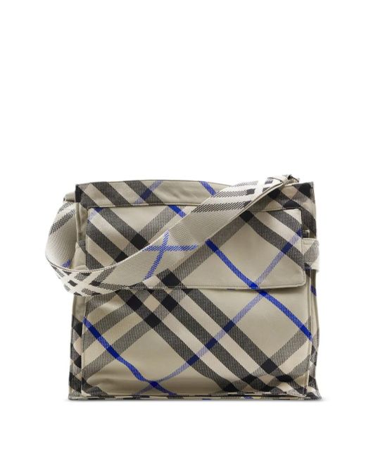 Burberry Gray Medium Trench Tote for men