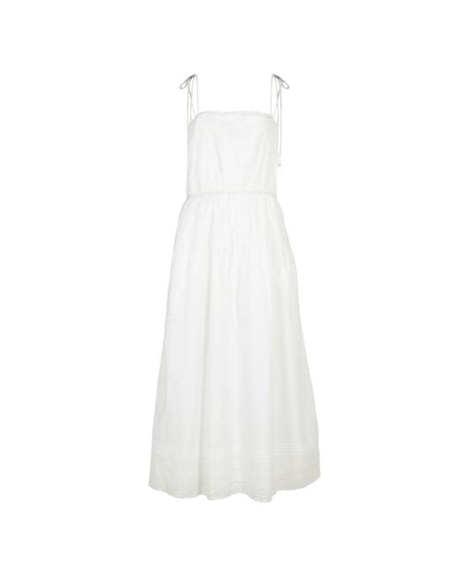 Ciao Lucia White Petra Midi Dress