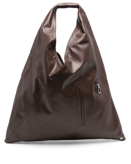 MM6 by Maison Martin Margiela Brown Medium Japanese Tote Bag