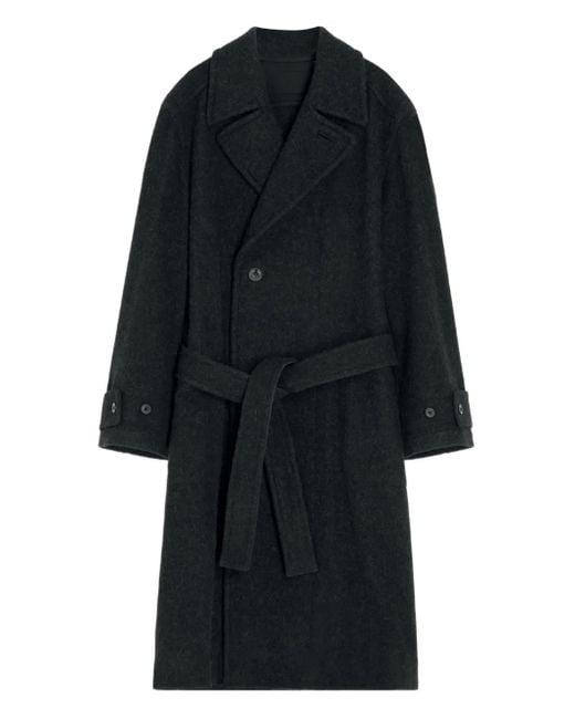 Lemaire Jas Met Ceintuur in het Black voor heren