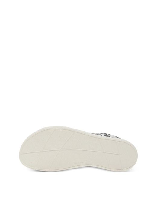 Be Lenka White Comic-Book Print Sneakers