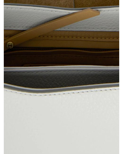 Gianni Chiarini Gray Helena Round Textured-Leather Shoulder Bag