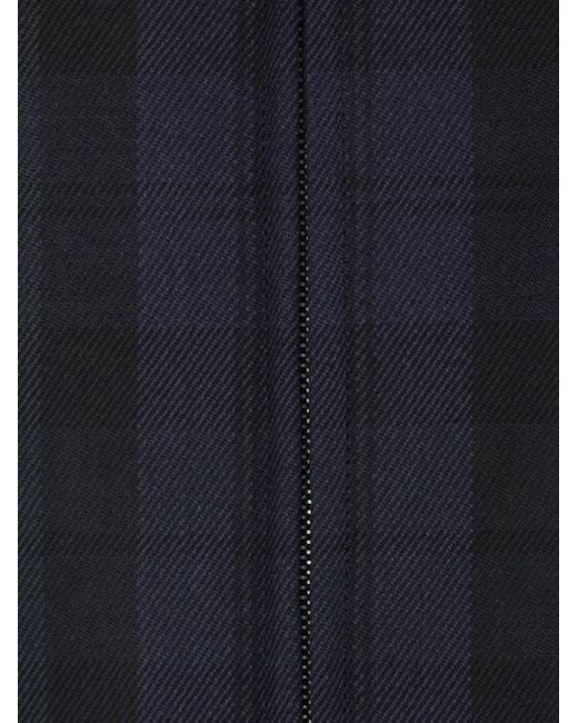 Bomber Con Zip di Jil Sander in Blue da Uomo