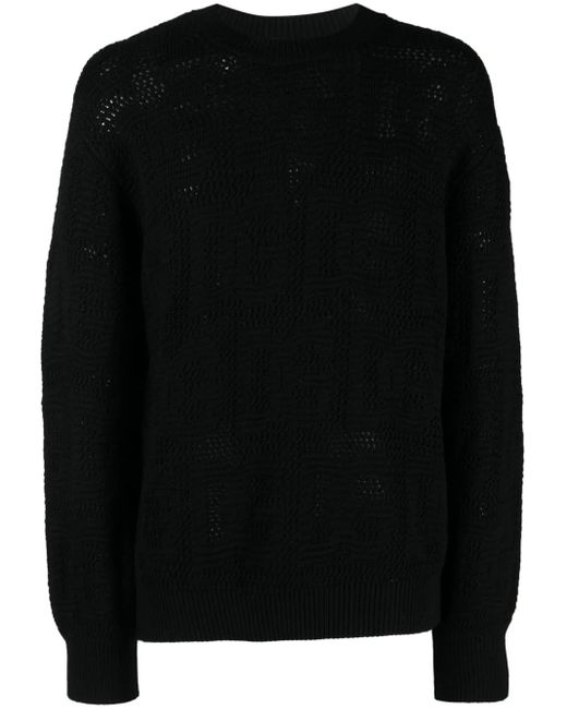 Dolce & Gabbana Black Round Neck Pullover for men